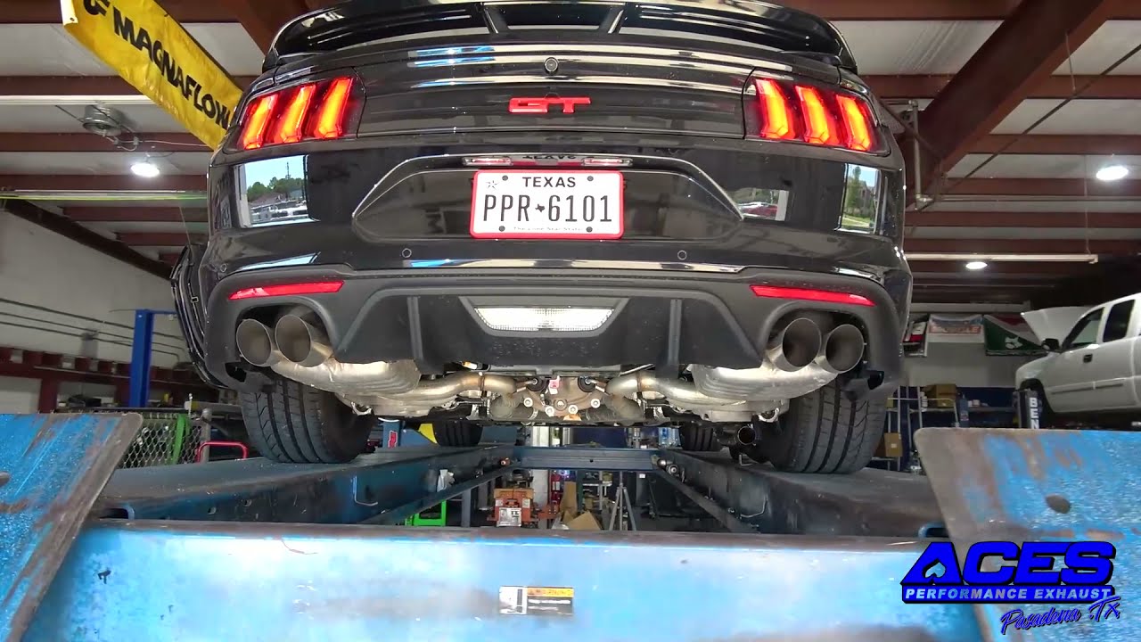 Borla SwitchFire X-Pipe installed on a 2021 Ford Mustang GT!