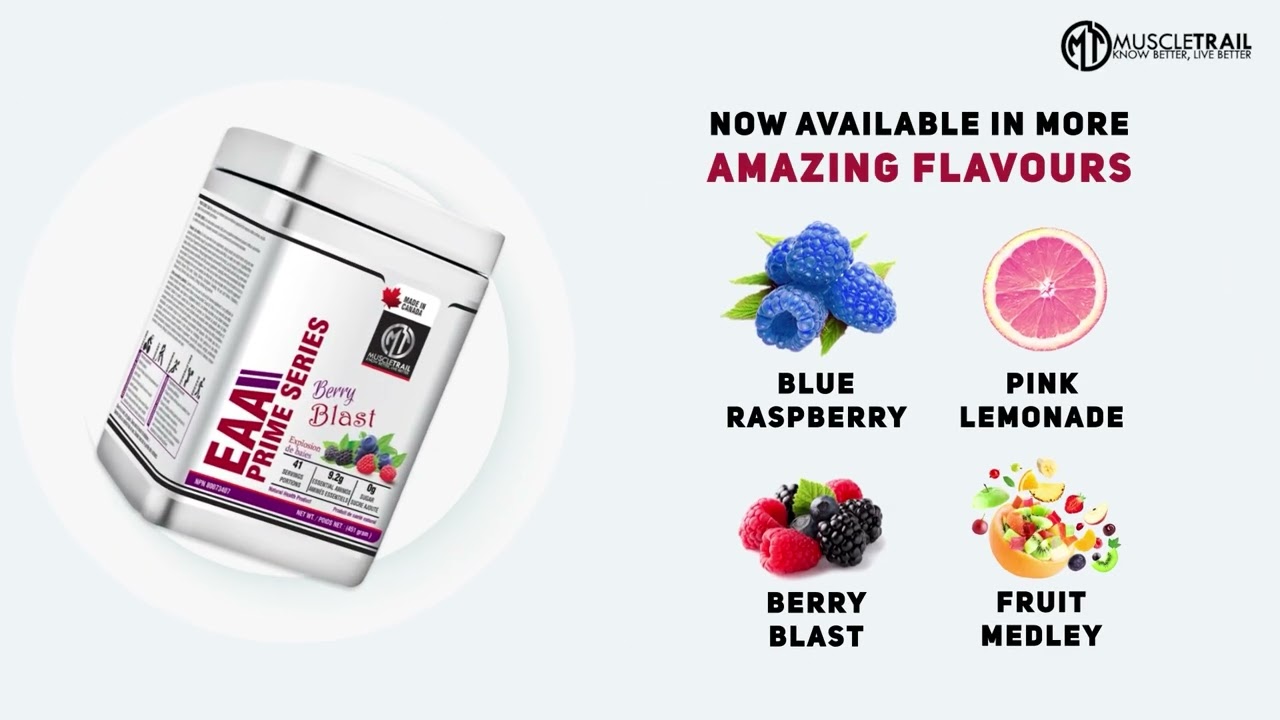 Premium EAA Prime Series by Muscle Trail | what is EAA supplement | EAA supplement benefits