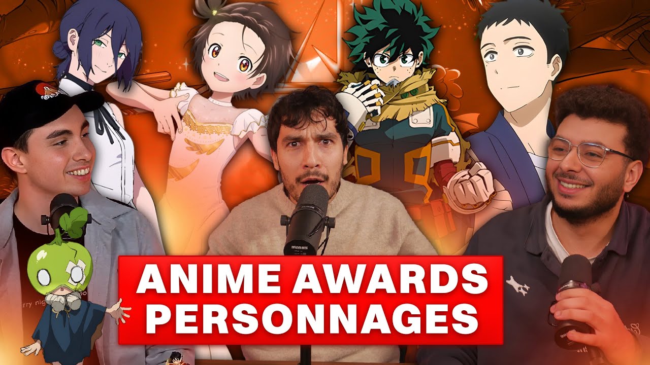 LES MEILLEURS PERSONNAGES D'ANIMES EN 2025 - Talk Show Anime Awards FR 2025