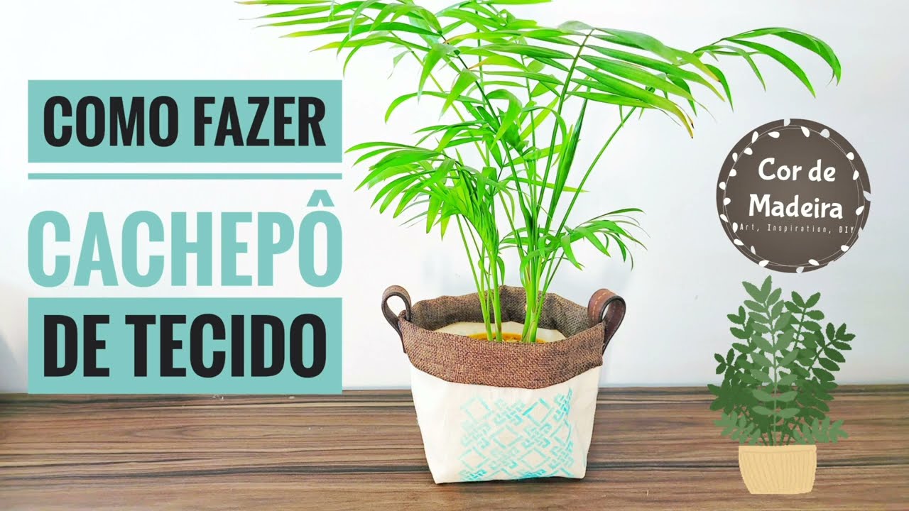 Como fazer cachep&ocirc; de tecido sem m&aacute;quina de costura
