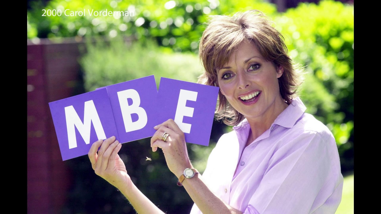 Carol Vorderman through the years