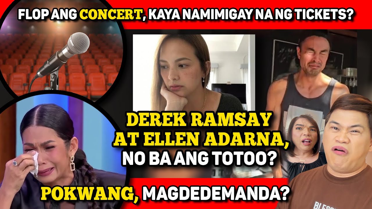 DEREK AT ELLEN, ANO BA ANG TOTOO? 🔴 POKWANG, MAGDEDEMANDA? 🔴 FLOP CONCERT, ALIN DITO?