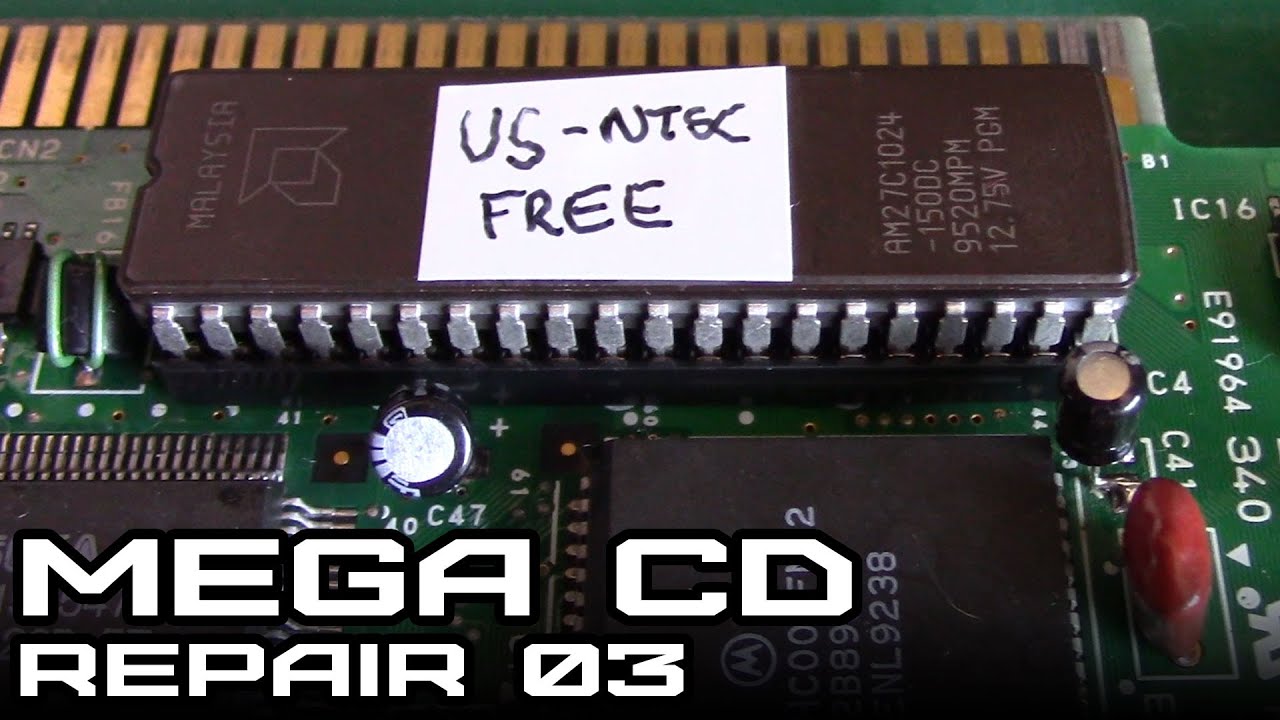 SEGA MEGA CD / Model 1 Repair - Part 03