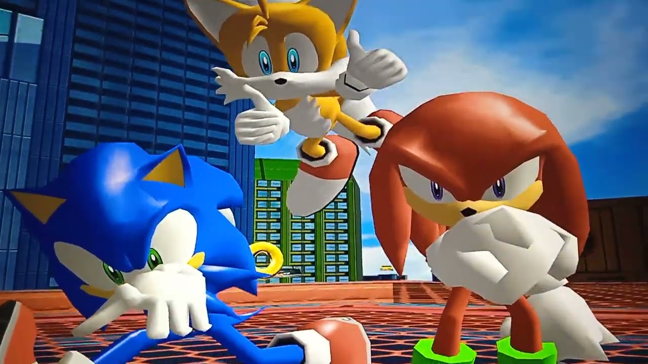 Let's Play Sonic Heroes Gameplay sur PC Dolphin Emulator Team Sonic Vs Team Rose Boss Level 3.