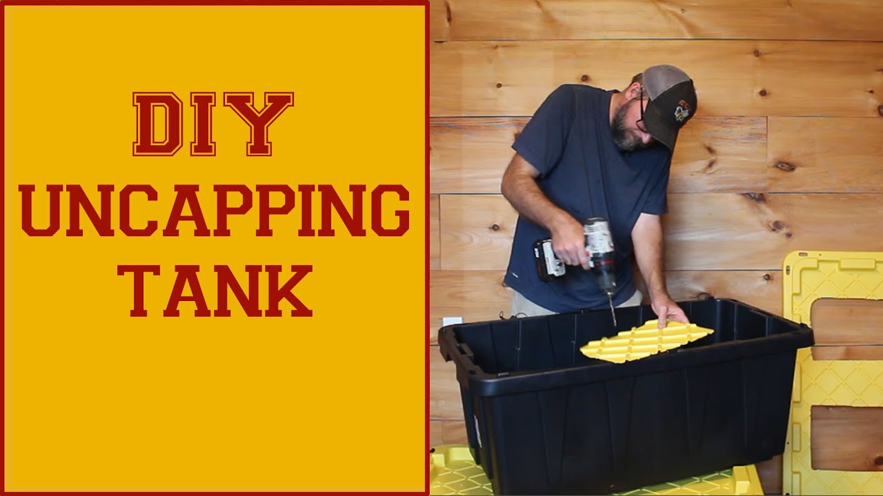 DIY Honey Uncapping Tank. The cheap and easy way to make a quality uncapping tank you will love.