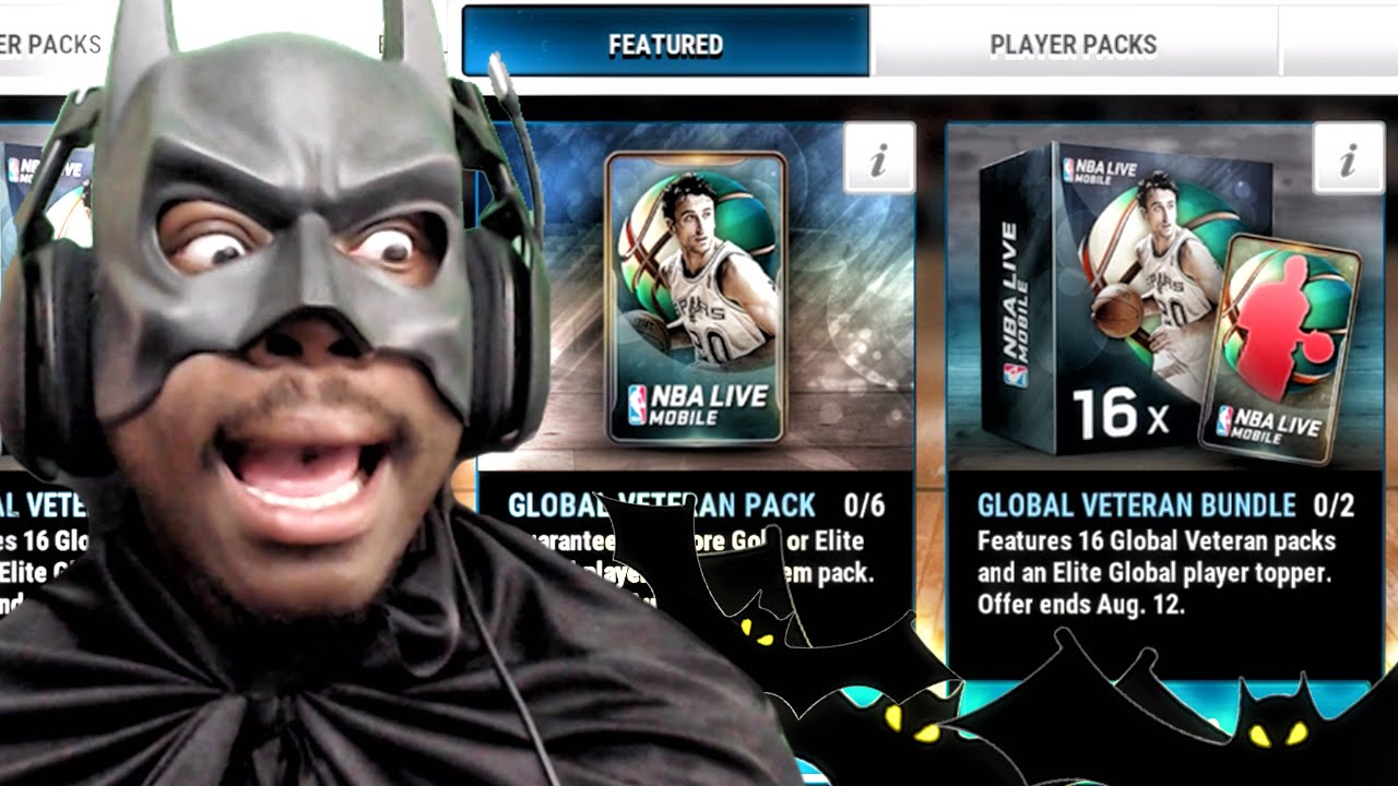 Бэтмен собирает элитных бойцов в глобальном стартовом наборе! NBA Live Mobile 16, игровой процесс...