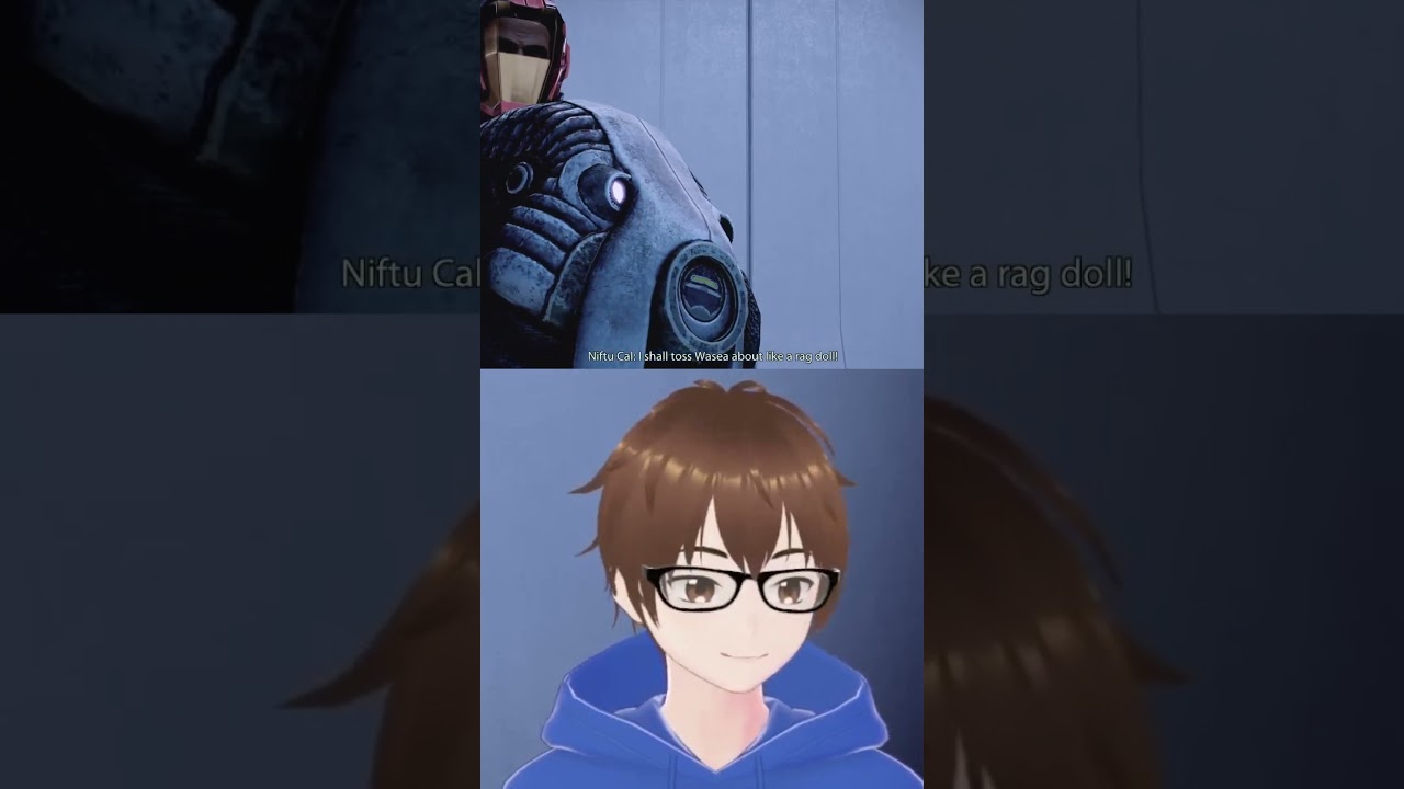 He is a biotic god...or at least he thinks he is #masseffect2 #shorts #vtuber