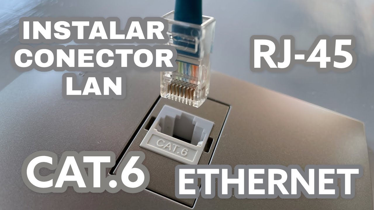 Como conectar una toma para cable ethernet RJ-45 SIMON SERIE 25