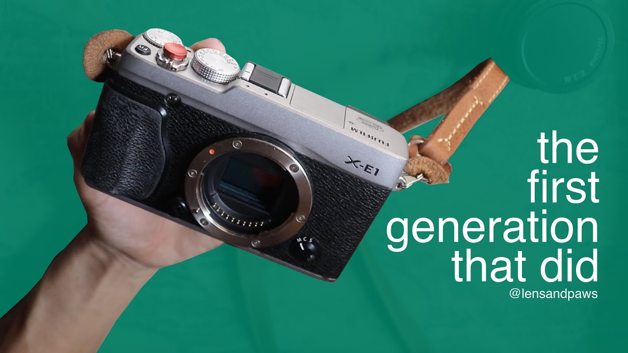 Fujifilm X-E1: первое поколение, которое сделало