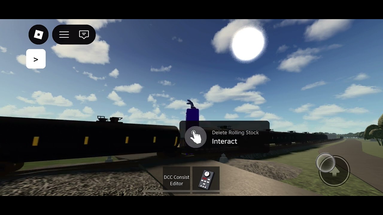 Ns sd70m-2 heading to krazy city and passing zenith terminal southline district Roblox 