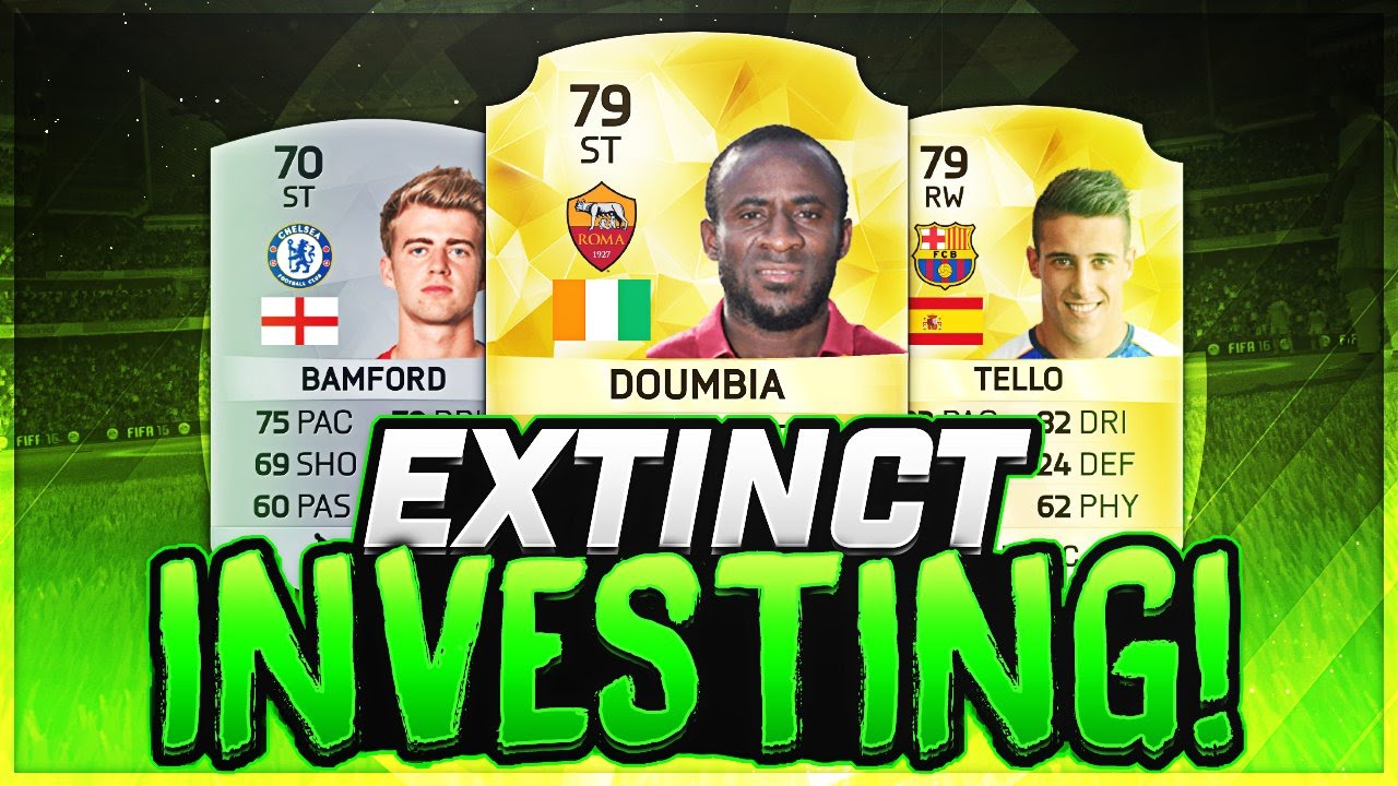 THE RAREST PLAYERS ON FIFA 16 | A SQUAD OF EXTINCT FIFA 16 PLAYERS | EXTINCT INVESTING METHOD