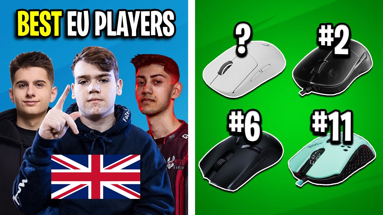 What Mouse The BEST Fortnite EU Players Use! (Tayson, JannisZ, ThomasHD, Rezon)