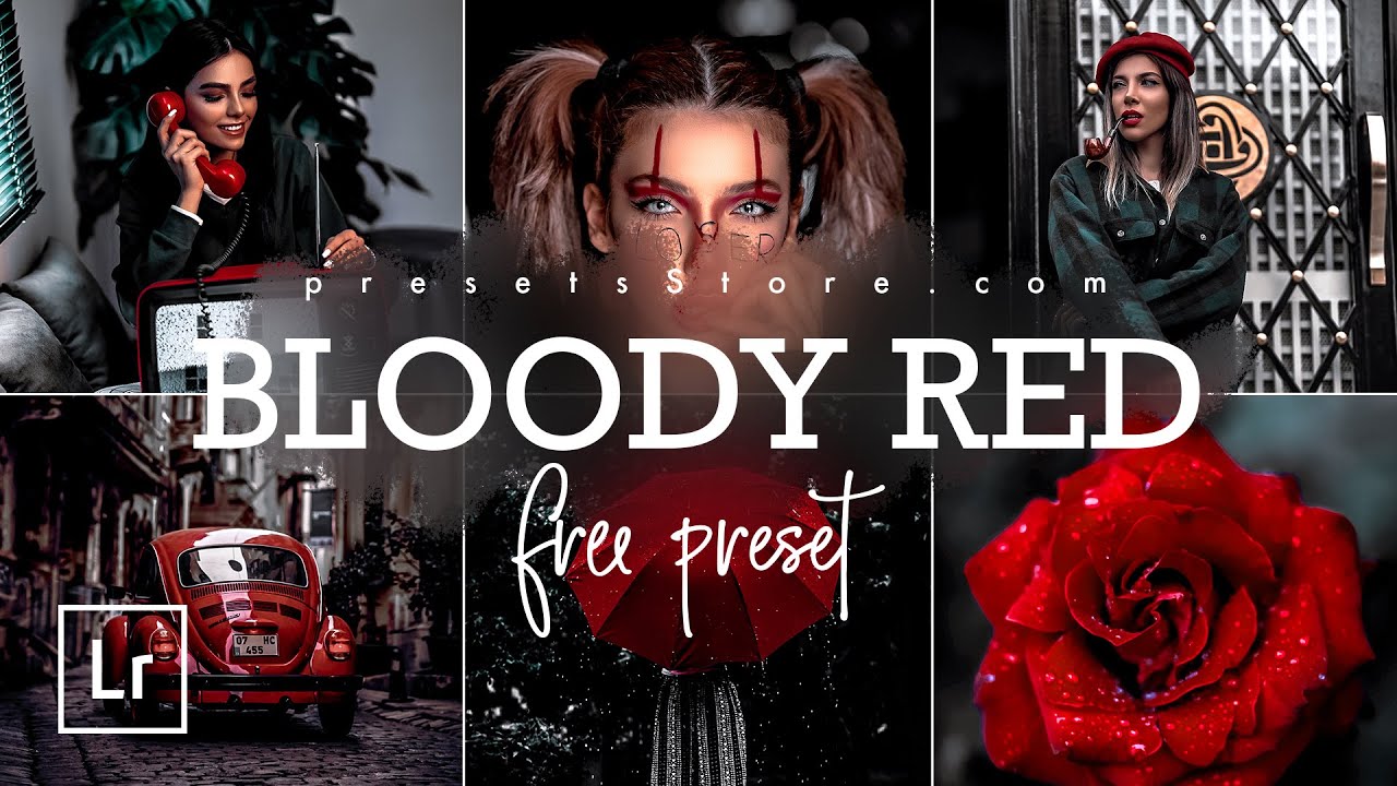 Bloody Red Preset — Lightroom Mobile Preset DNG | Tutorial | Download Free