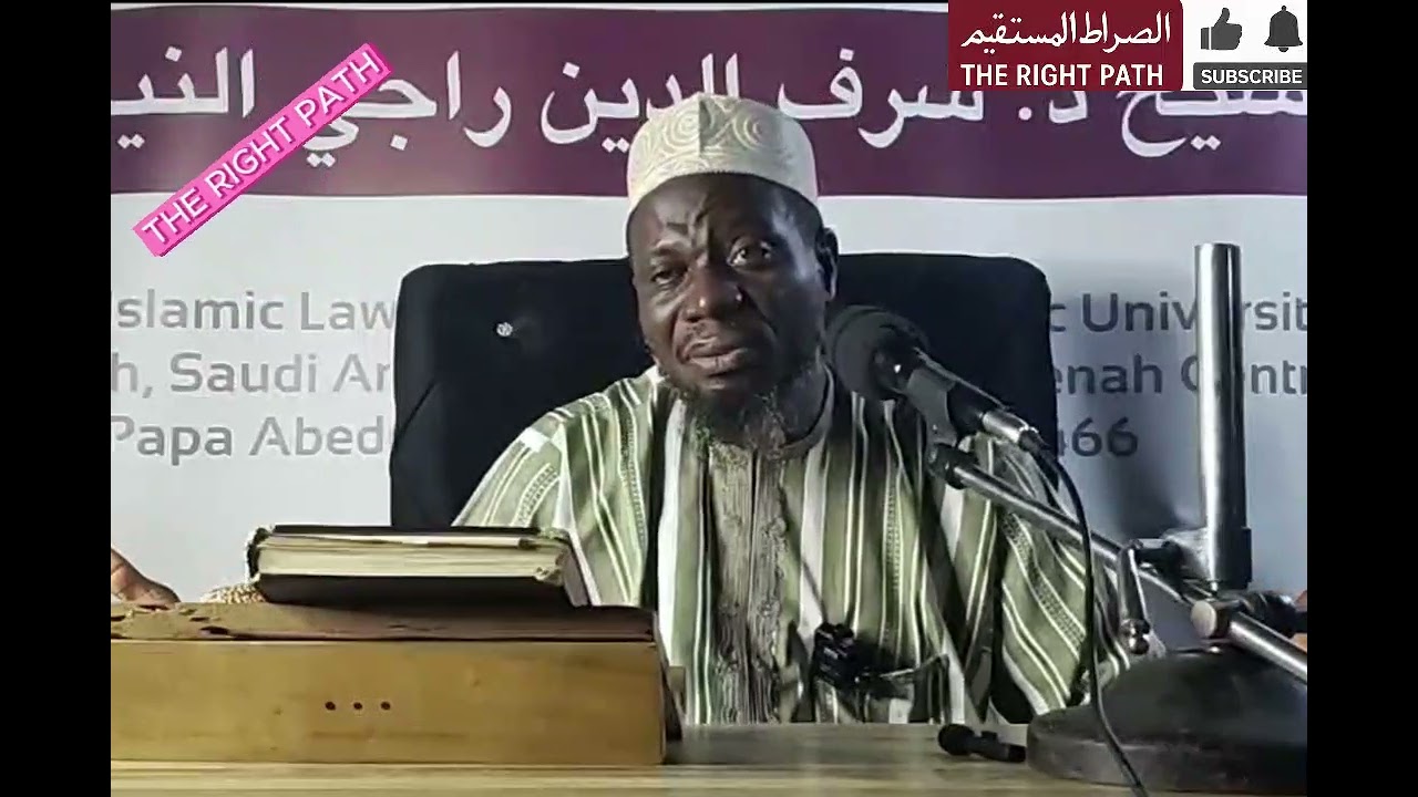 Questions And Answers - Dr. Sharofuddeen Gbadebo Rooji  حفظه الله ورعاه