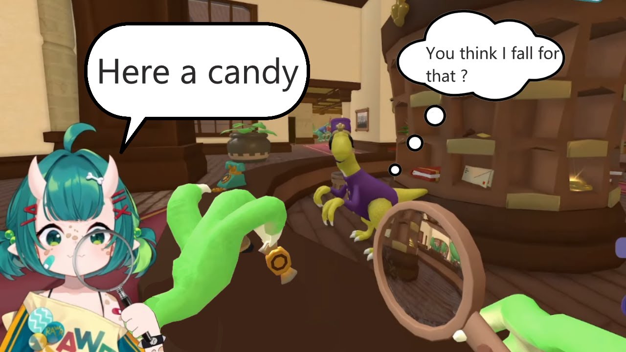 Chio though the reception is a kid who like candy like herself.