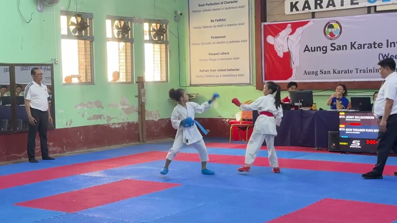 Jenny Malsawmkimi U12 Kumite -30kg Semifinal #karatekid #kumite #08.03.2026
