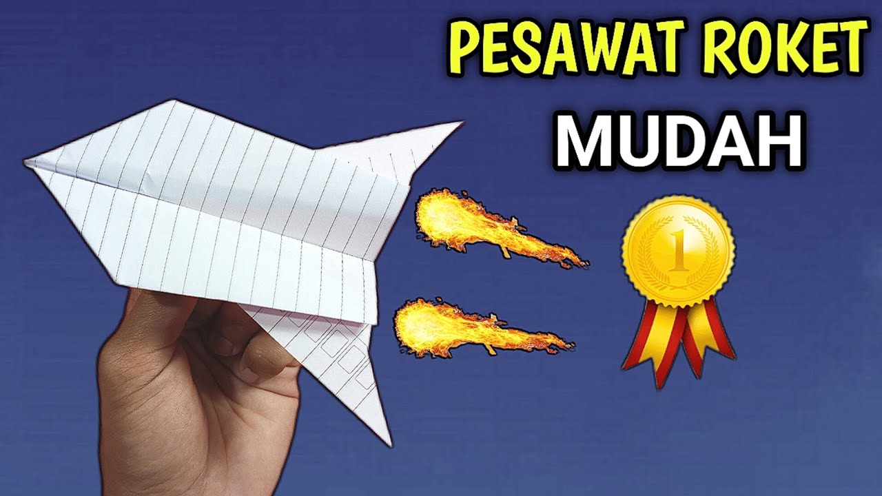 PESAWAT ROKET|Cara membuat pesawat roket yang keren