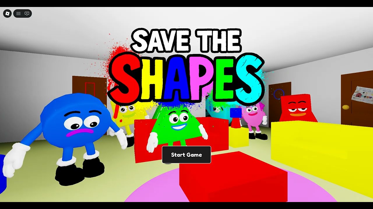 how to beat Roblox save the shapes