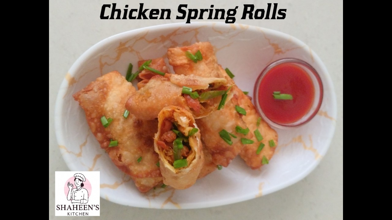 Ramzan Day 9 | Chicken Spring Rolls | Perfect Iftar | Crispy & Delicious 😋 | Party Snack