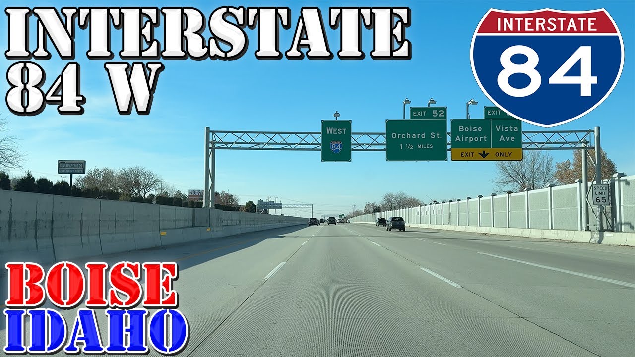 I-84 West - Boise Idaho to Ontario Oregon - 4K Highway Drive