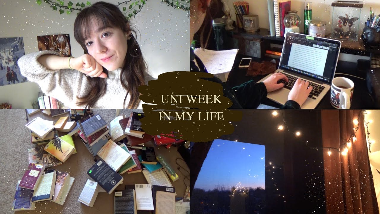 UNI VLOG // first week of class, many unboxings + studyin'