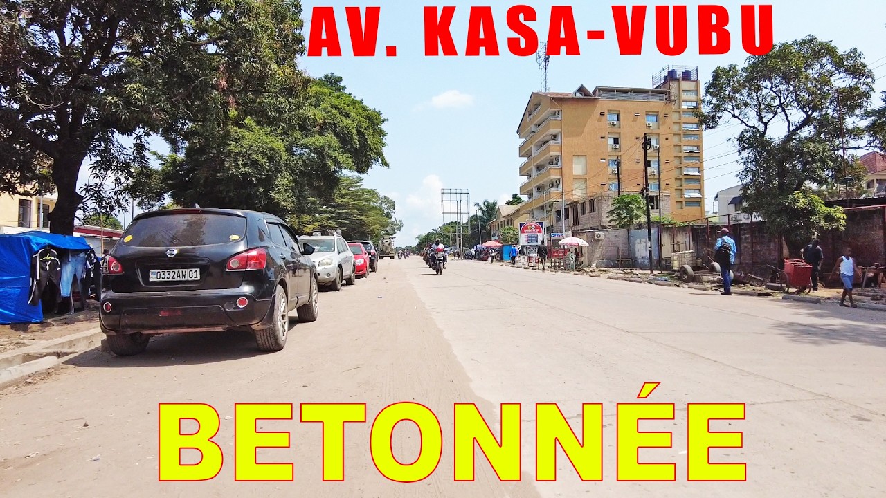 Evolution BETONNAGE AVENUE KASA-VUBU | Commune de KINTAMBO | Kinshasa- Rdc