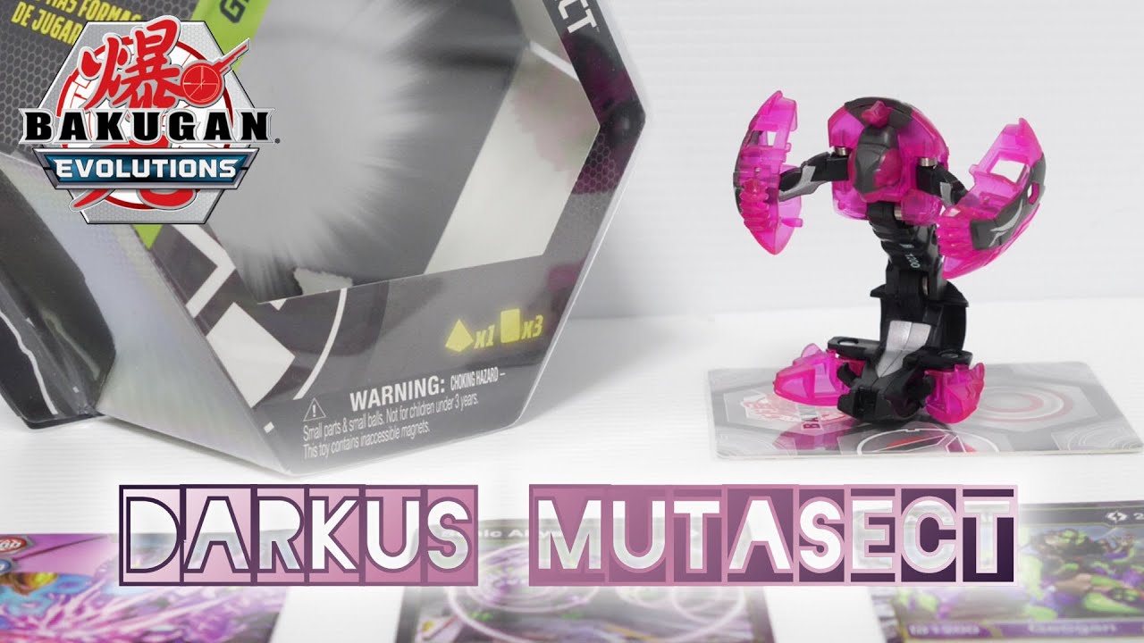 DARKUS MUTASECT Одиночная упаковка Geogan | Бакуган Эволюция | БАКУГАН РАСПАКОВКА