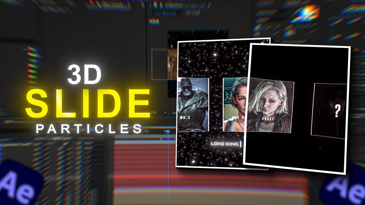 How to Master Cinematic 3D Particles & Slide Animation ⚡ | After Effects Tutorial