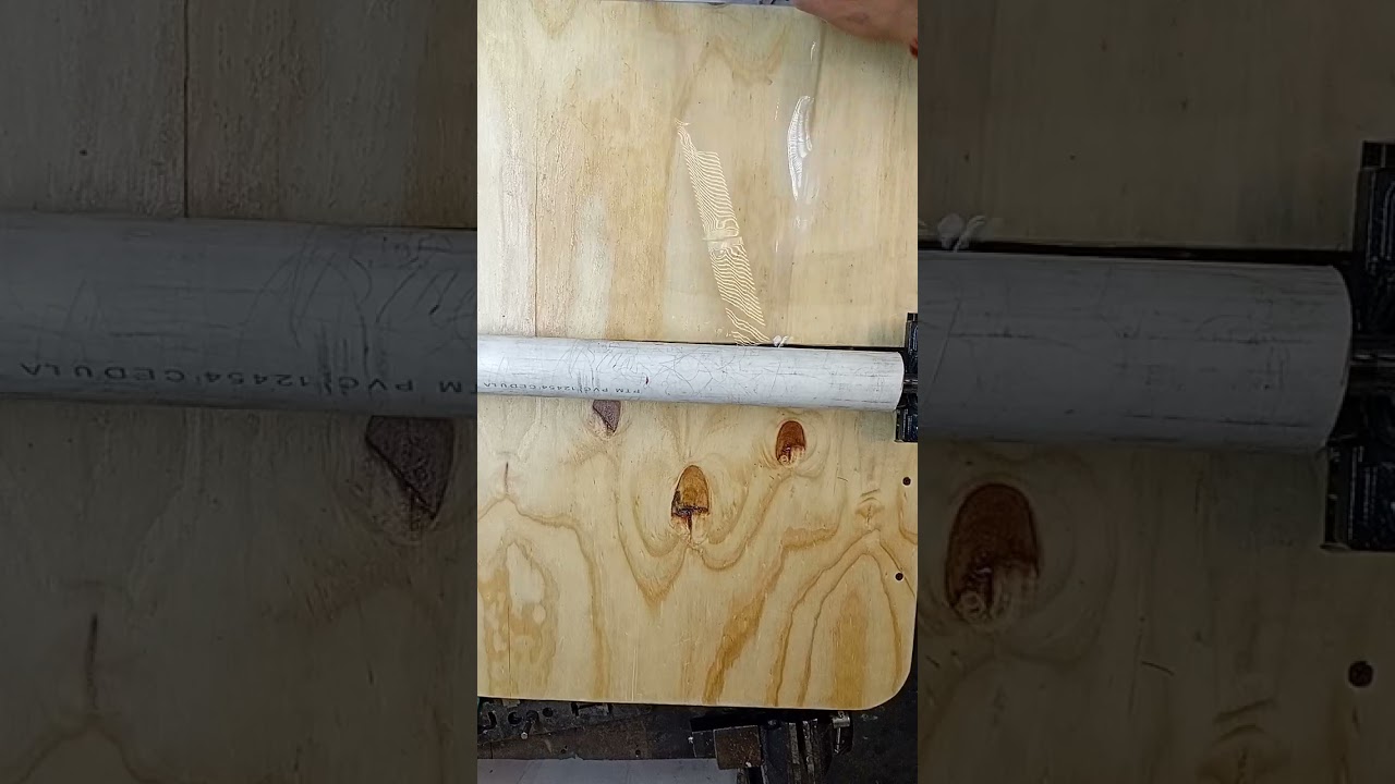 Cortando #PVC #Transparente #Caja #Suajadora