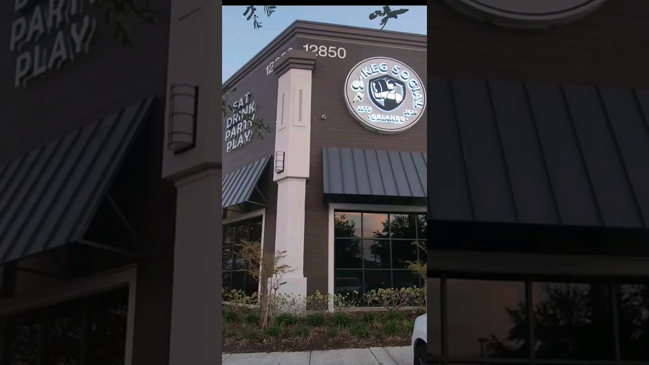Keg Social Orlando: Dining & Entertainment 😀#shorts #orlando #fun