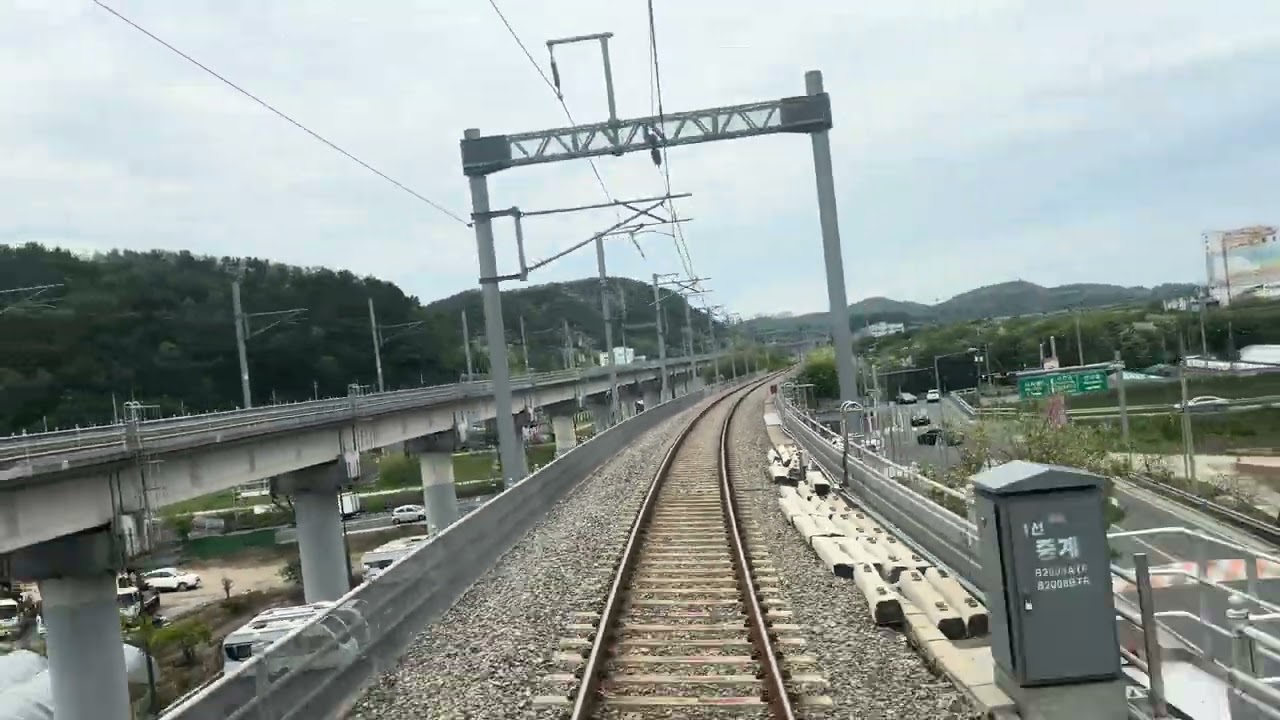 동대구발 부전행 무궁화호 #1793 열차 대구선 진입영상[4K]