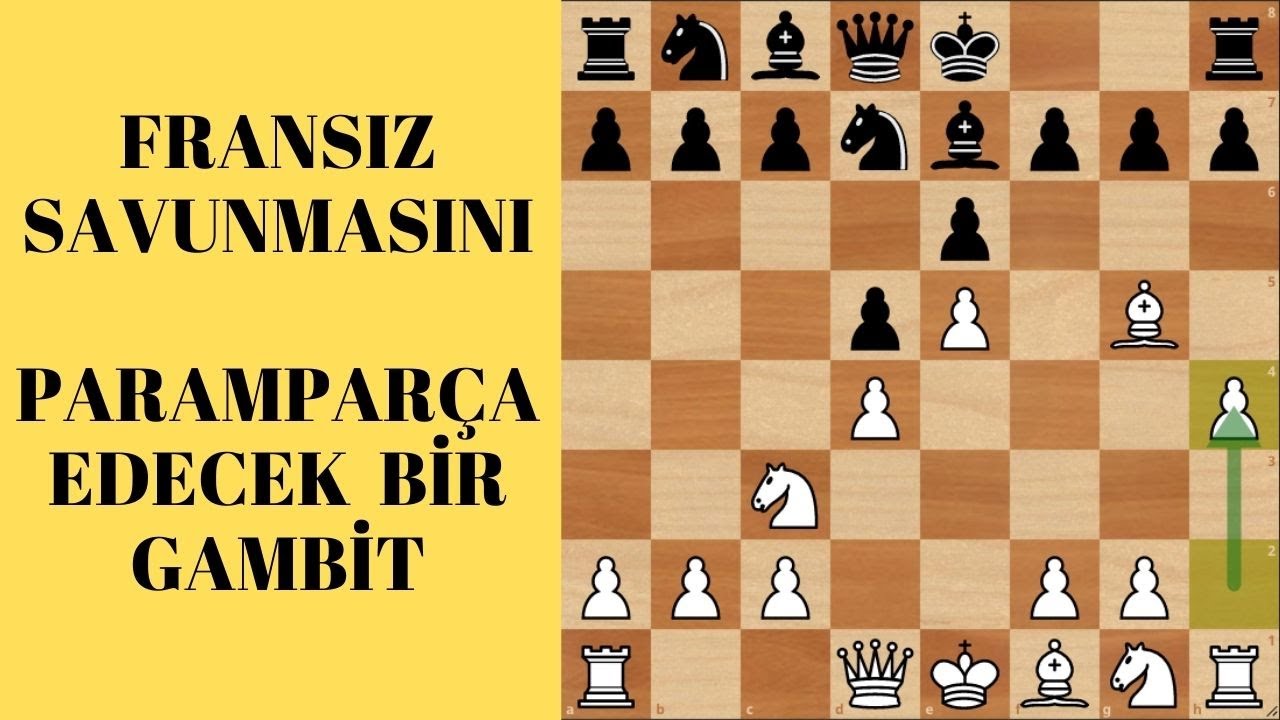 FRANSIZ SAVUNMASINI PERİŞAN EDECEK BİR ATAK!
