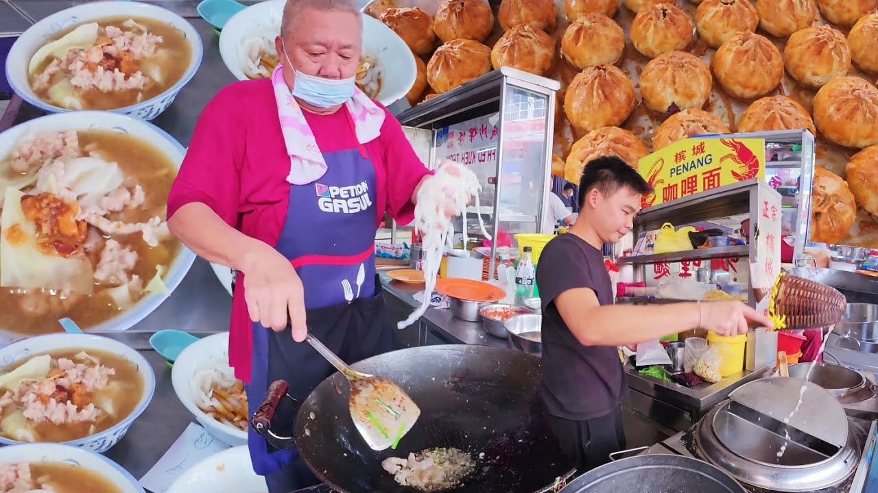 吉隆坡OUG茶餐廳美食，檳城咖喱面，靚仔手速嫻熟利落，安哥炒粉火候精準，食檔壹絕/OUG/華聯花園/吉隆坡美食/吉隆坡茶餐廳/吉隆坡古早味/咖喱面/malaysia