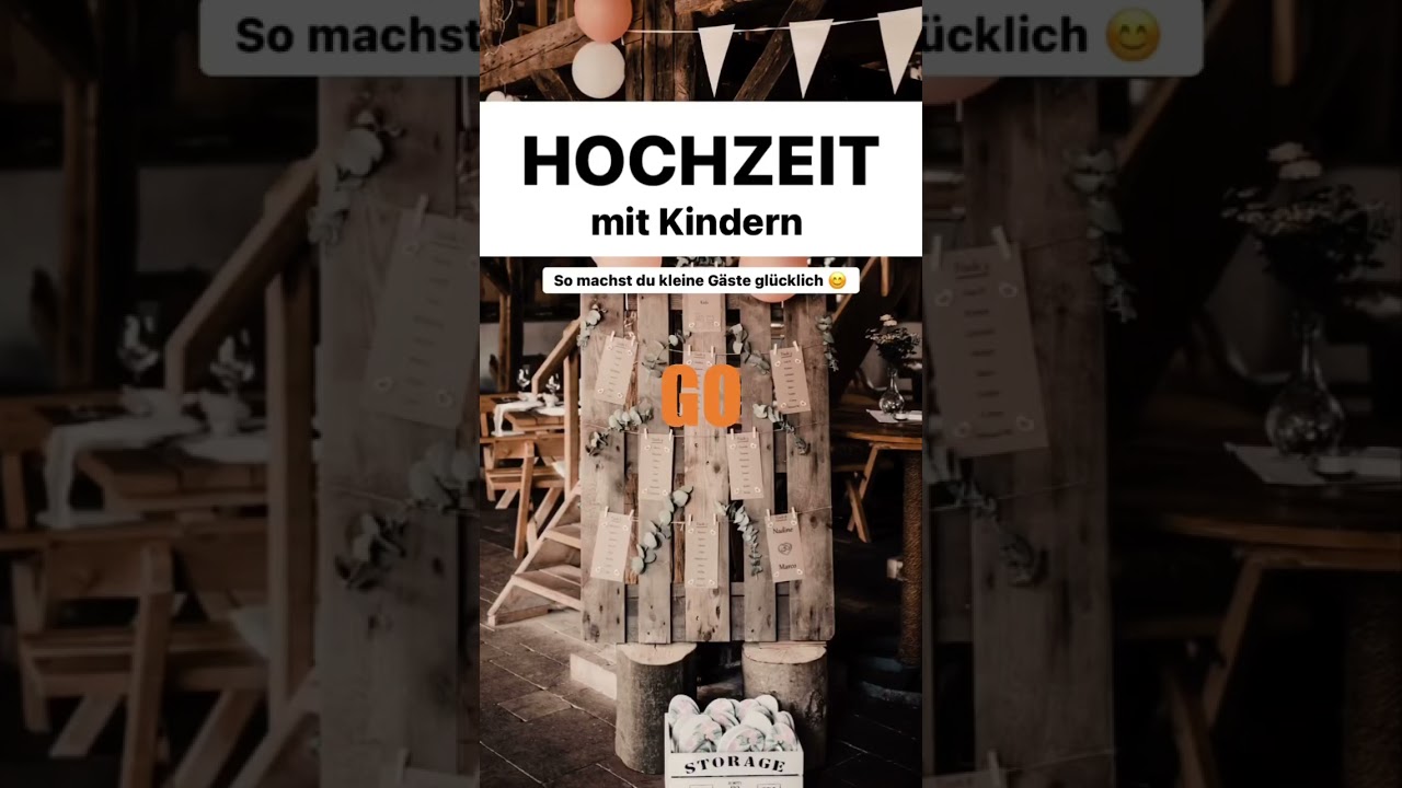 Hochzeit mit Kindern - Tipps
