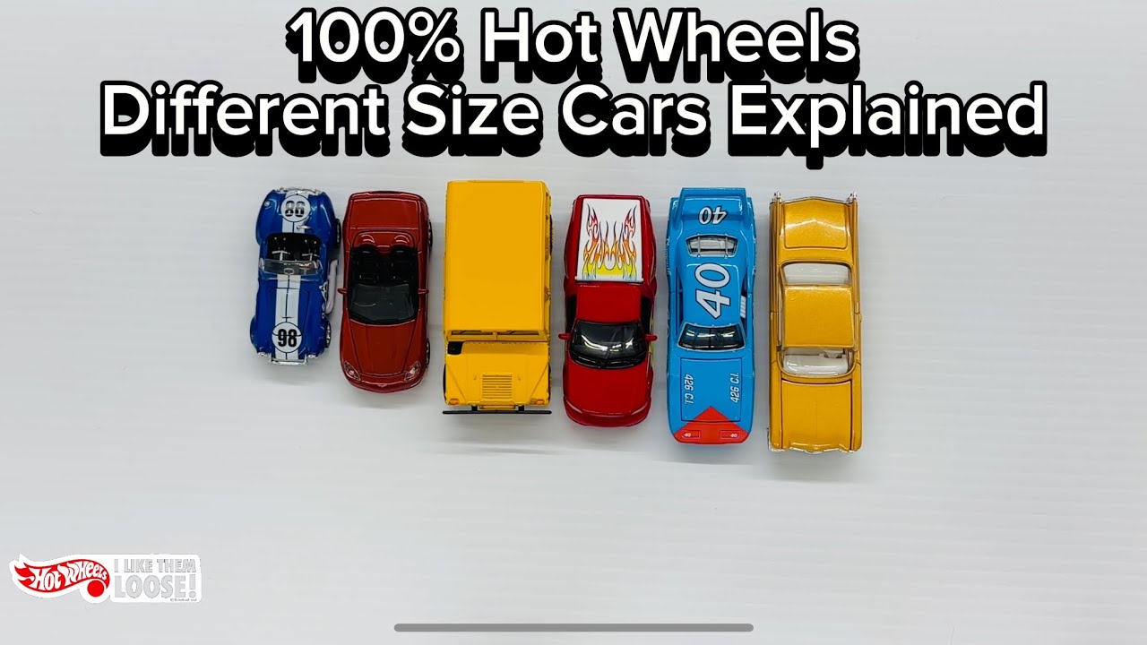Mystery Solved - 100% Hot Wheels Different Size Cars Explained