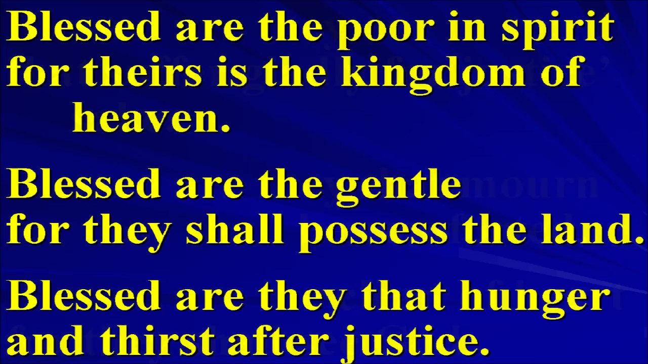 The Beatitudes