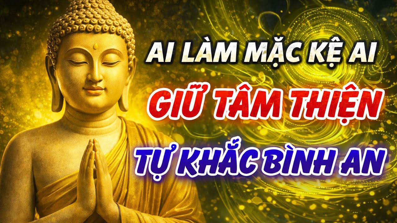 Phật Dạy : Ai Làm Mặc Kệ Ai - Giữ Tâm Thiện -Tự Khắc Sẽ Bình An | Tâm An Mỗi Ngày