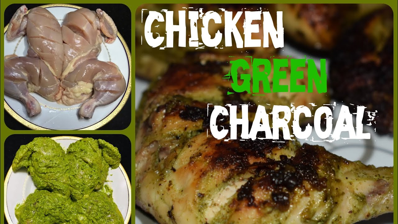 ഗ്രിൽ ചെയ്യാതെ അതെ രുചിയിൽ ഒരു ഗ്രിൽ ചിക്കൻ || Chicken Green Charcoal without grill || Green masala