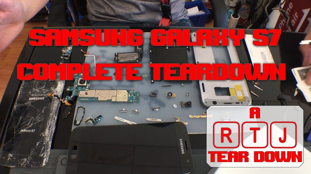 Samsung S7 Full Teardown Tear Down G930 How To Disassemble the Galaxy S7 - Full No Speed Up