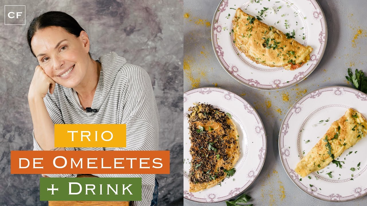 3 Omeletes e Drink de Cardamomo - Na Cozinha com Carolina