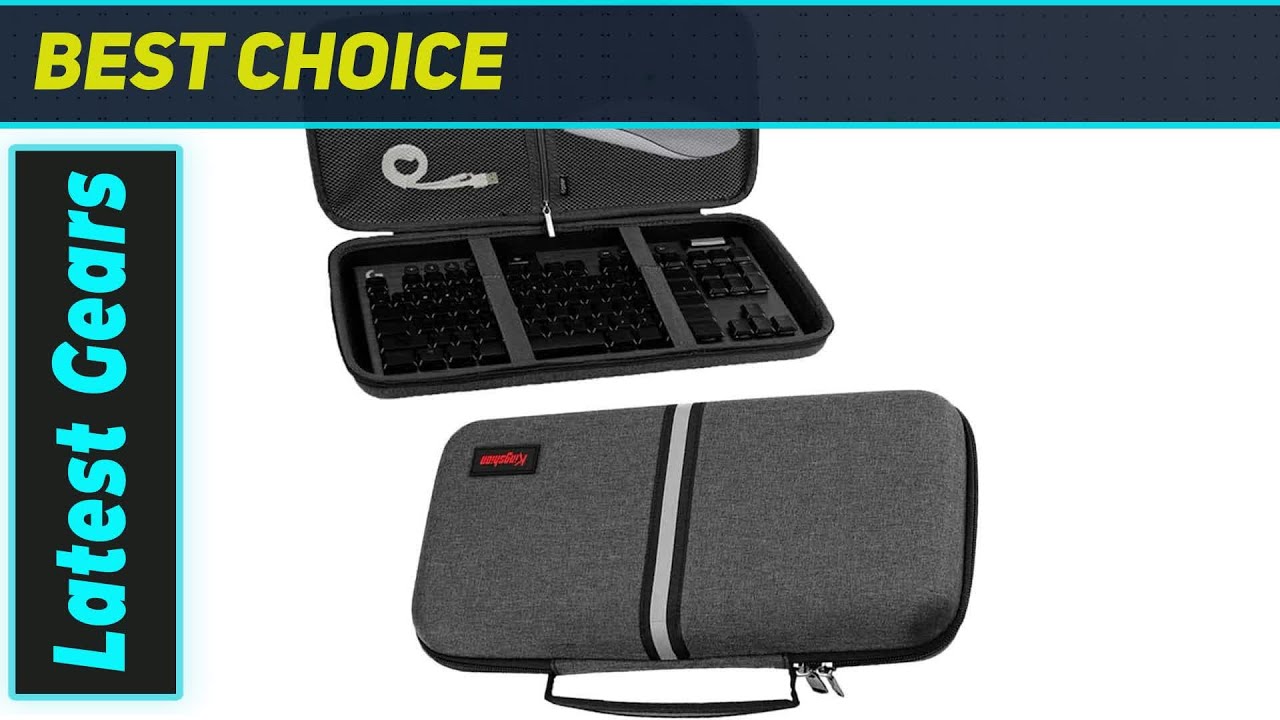 ReviewBest Hard Storage Travel Case for 80 Keyboards