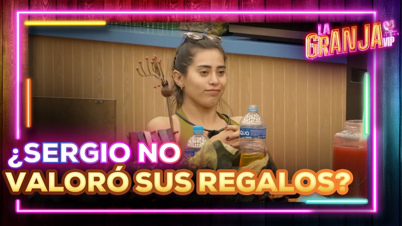 &iquest;Sergio no valor&oacute; sus regalos, olvid&aacute;ndolos en La Granja VIP? Esto opinaron los granjeros 😱👀🎁