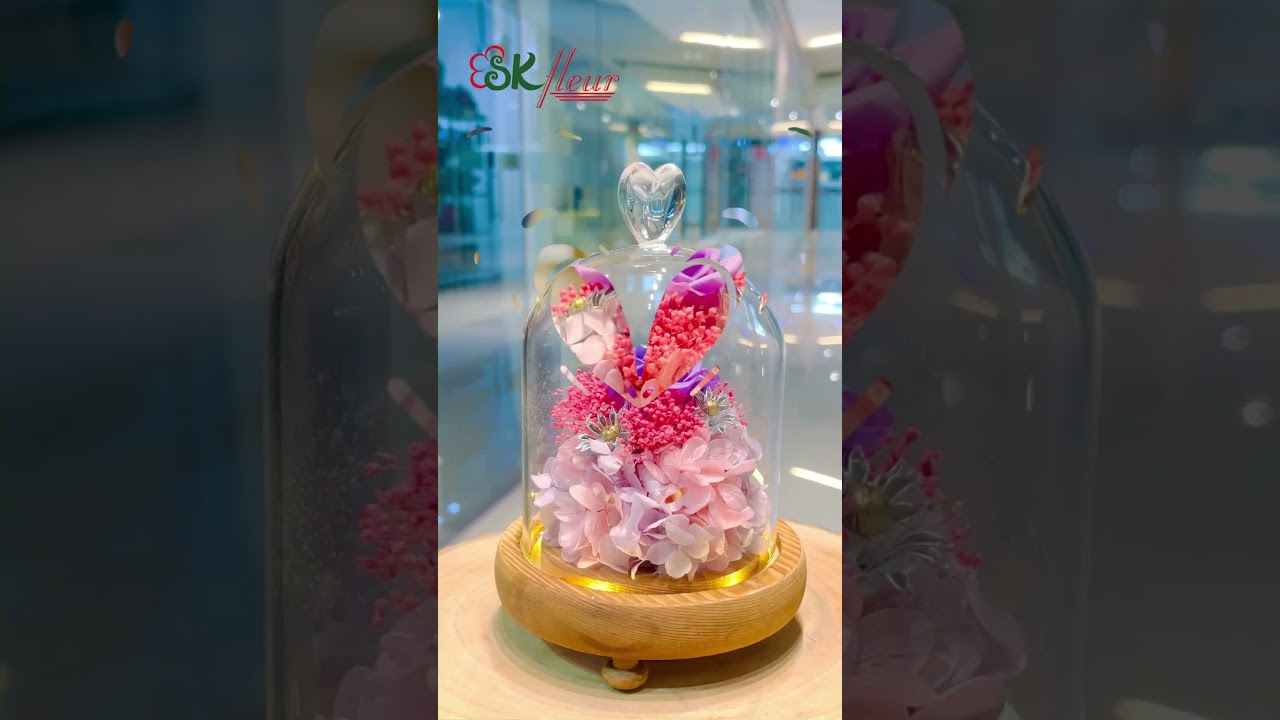What Makes THIS Pure Purple Rose in Glass Dome So SPECIAL?