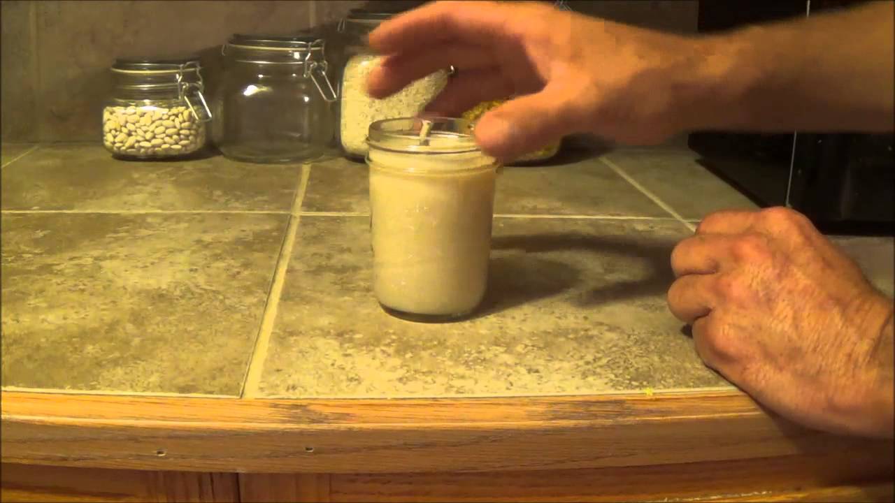 Beef/ Bacon Grease Emergency Candle