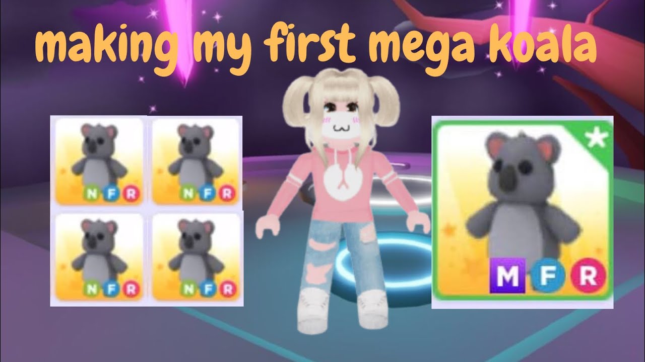 MAKING MY *FIRST* MEGA NEON KOALA IN ADOPT ME
