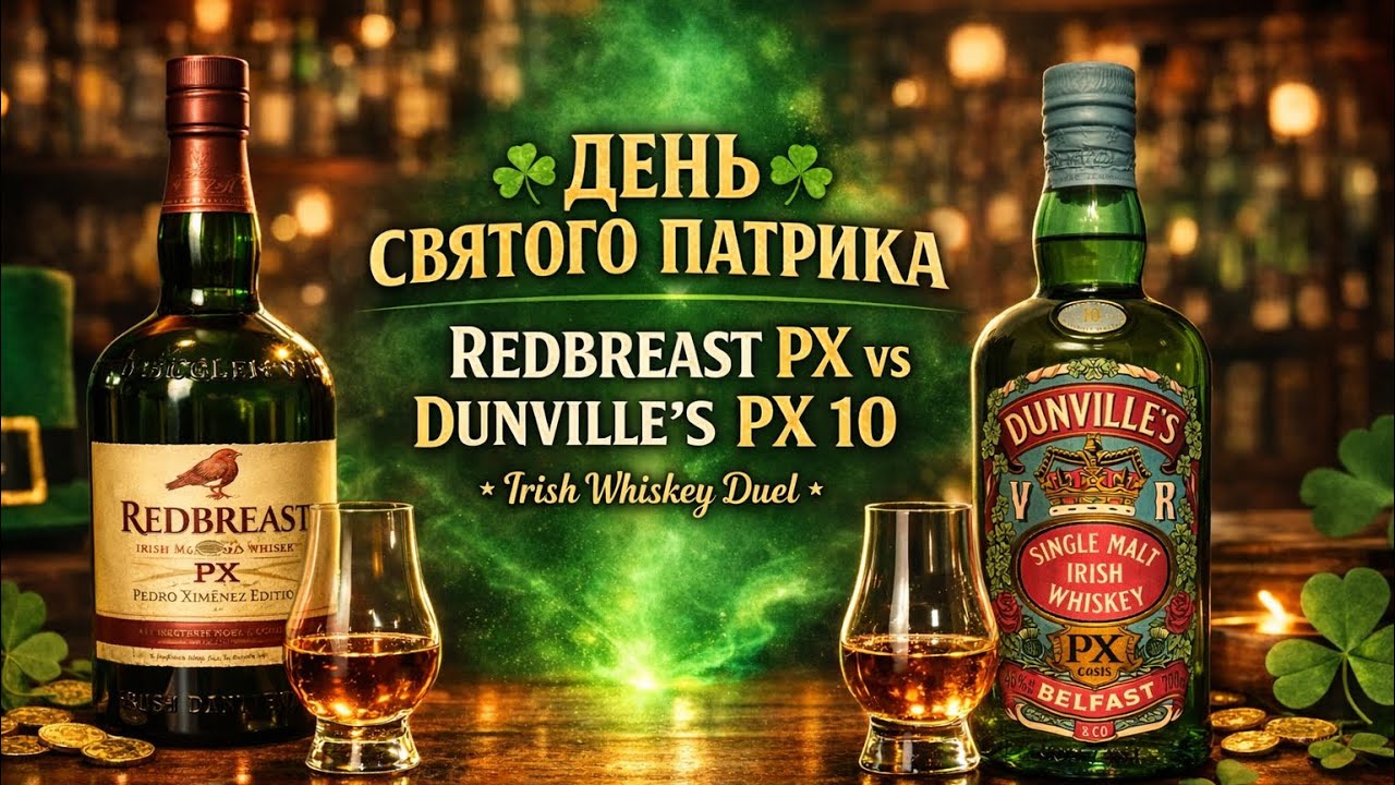 #268. День святого Патрика - Redbreast PX Edition vs Dunville‘s 10 лет PX