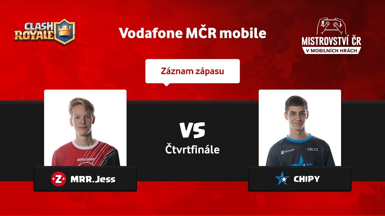 MČR 2018 | Čtvrtfinále: Jess vs. CHIPY | Clash Royale