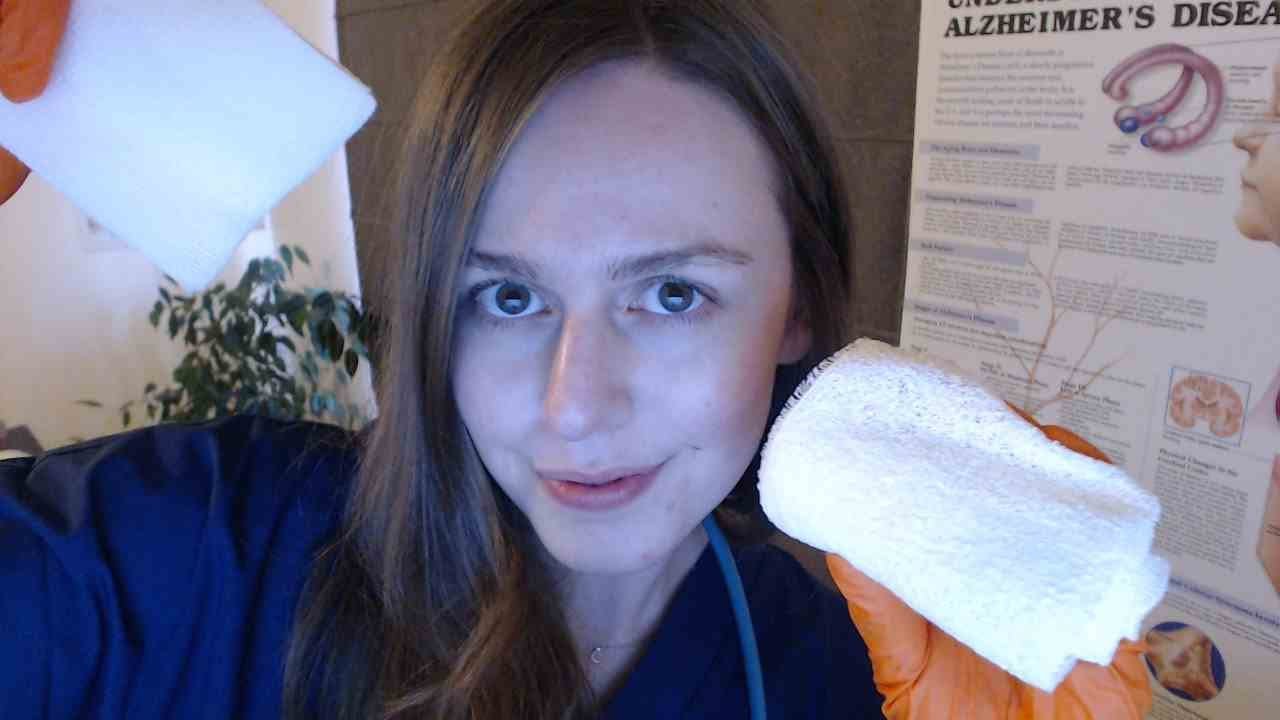 ASMR TINGLY HEAD WOUND EXAMINATION ROLE PLAY