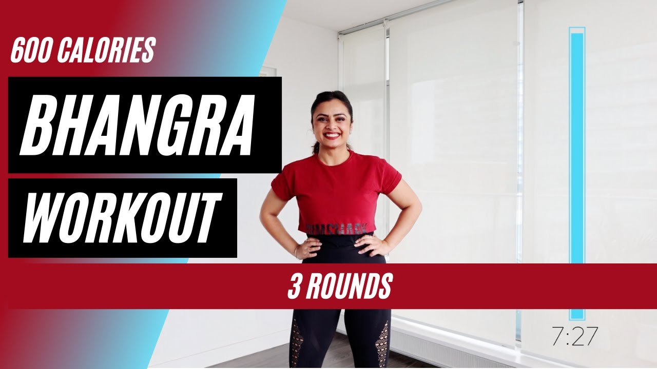 600 Calorie BhangraFit Workout | Fat Burning Dance Workout | DJ Frenzy #BhangraFit #JassieGill