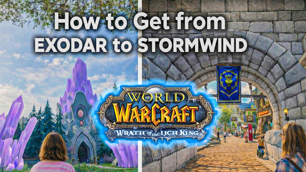 Exodar to Stormwind | Azuremyst Islands to Stormwind City - Step-by-Step